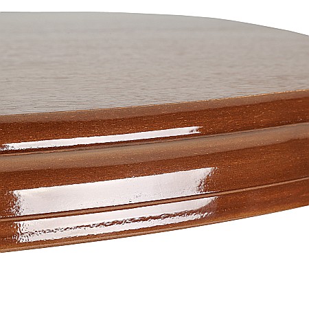 Masa living extensibila SB Nork, MDF Furniruit, structura lemn masiv, 8 persoane, 198-160x90x74 cm, cires [8]
