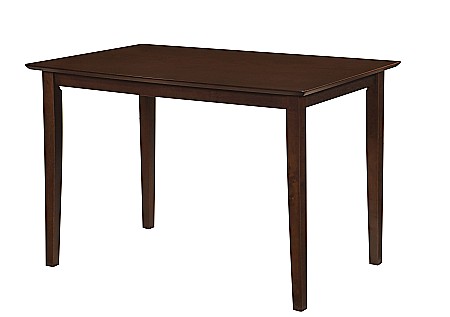 Masa living si bucatarie Bali, MDF Furniruit, structura lemn masiv, 4 persoane, 112x72x74 cm, nuc [1]