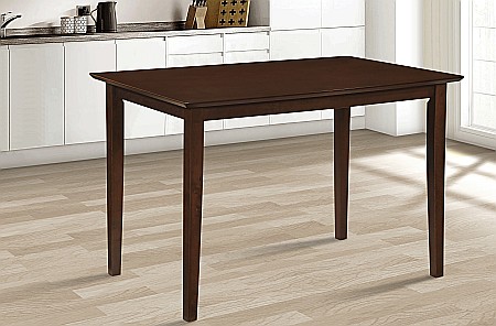 Masa living si bucatarie Bali, MDF Furniruit, structura lemn masiv, 4 persoane, 112x72x74 cm, nuc [2]