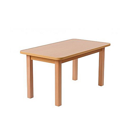 Mese gradinita - Masa pentru gradinita Bambi, lemn fag, 92,5x50x48 cm, natur