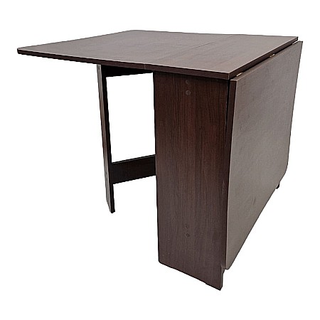 Masa plianta MD1, bucatarie si living, Pal Melaminat, colturi rotunjite, 6 persoane, 160x80x75 cm, wenge [2]