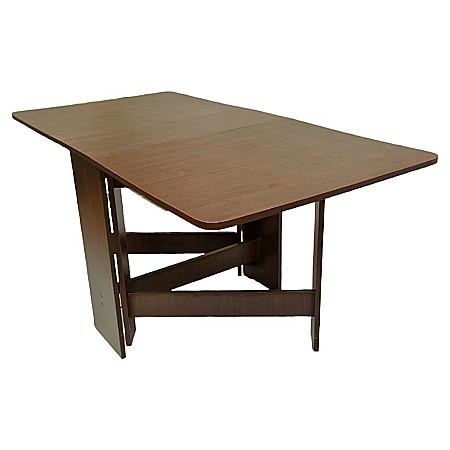 Masa plianta MD1, bucatarie si living, Pal Melaminat, colturi rotunjite, 6 persoane, 160x80x75 cm, cires [2]