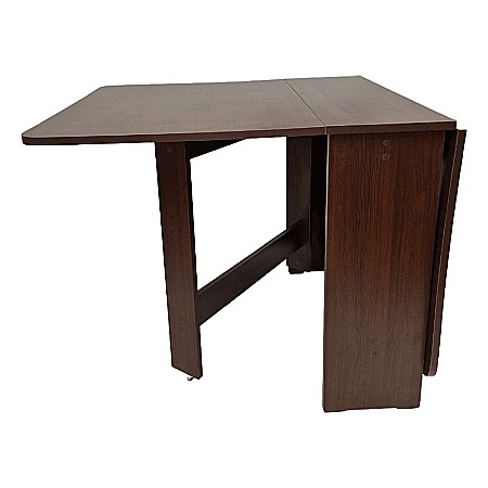 Masa plianta MD1, bucatarie si living, Pal Melaminat, colturi rotunjite, 6 persoane, 160x80x75 cm, wenge [3]