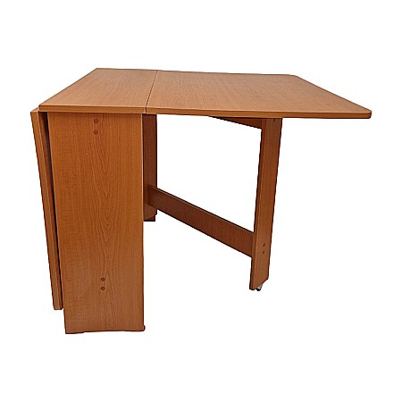 Masa plianta MD1, bucatarie si living, Pal Melaminat, colturi rotunjite, 6 persoane, 160x80x75 cm, wenge [4]