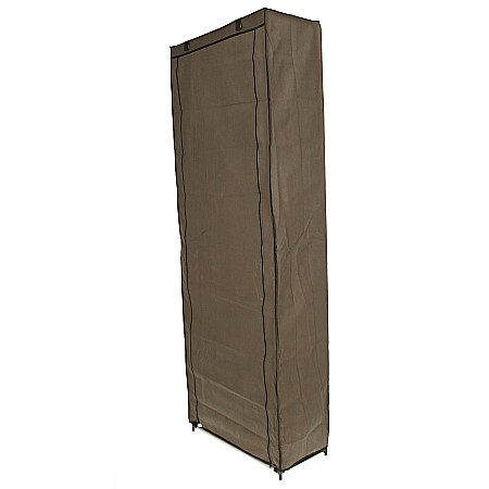 Pantofar textil GN Zipper, 10 rafturi, cu 2 fermoare, 2 cutii depozitare, capacitate 30 perechi, gri [5]