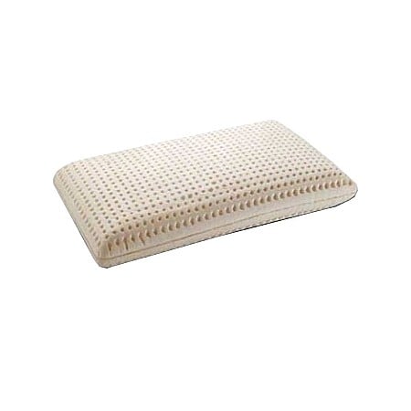 Textile - Perna latex pentru copii, 40x30 cm, husa bumbac, antialergenica, antibacteriana, ecologica