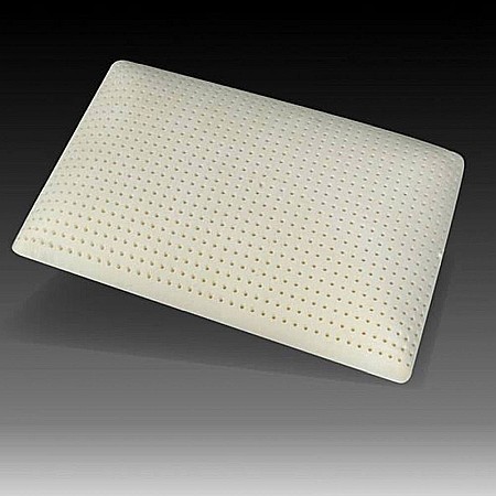 Perna latex pentru copii, 40x30 cm, husa bumbac, antialergenica, antibacteriana, ecologica [2]