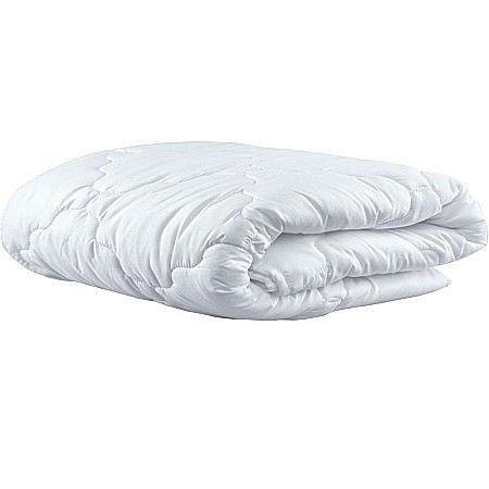 Produse - Pilota vara din bumbac, 200x220 cm, matlasata, umplutura bilute siliconizate, densitate 200 g/m², lavabila la 90°C, alb