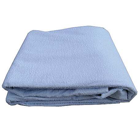 Protectie impermeabila saltea, bumbac, 140x200 cm, interior poliuretan, lavabila la 90°C, alb [5]