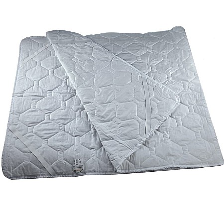 Produse - Protectie saltea bumbac cu elastic la colturi, 180x200 cm, umplutura fibre poliester, 150 g/m², lavabila la 90°C, alb