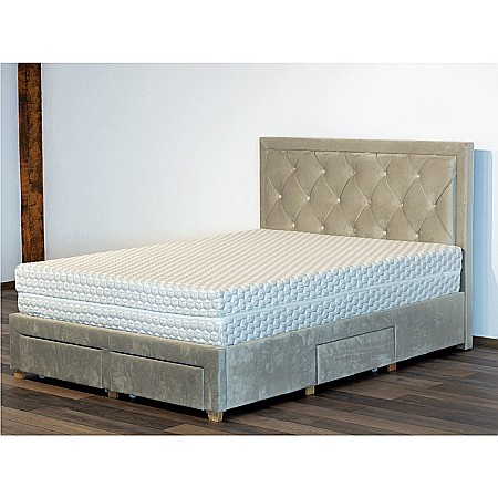Saltea cu arcuri impachetate individual, Neptun Memory Pocket Comfort 180x200x30cm, 7 zone de confort, spuma poliuretanica HR, memory foam 4 cm, husa detasabila 3D, hipoalergenica, fermitate medie, Saltsib [1]