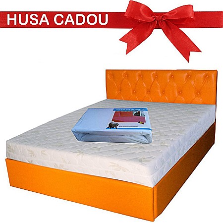 Saltea cu arcuri impachetate individual pe 7 zone de confort, Marte Pocket One 180x200x23cm, husa detasabila, tricot aloe vera, hipoalergenica, fermitate mediu-soft, Saltsib [1]
