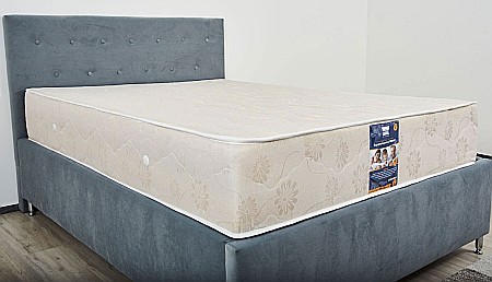 Saltea cu arcuri, Superortopedica Flexo 180x200x30 cm, fermitate tare, plasa de arcuri tip Bonell, husa matlasata Jaquard, reversibila, Minet [3]