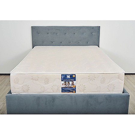 Saltea cu arcuri, Superortopedica Flexo 180x200x30 cm, fermitate tare, plasa de arcuri tip Bonell, husa matlasata Jaquard, reversibila, Minet [2]