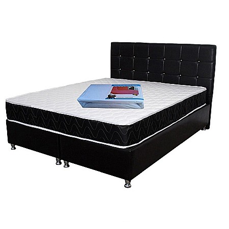 Saltea cu arcuri, Superortopedica Luna 160x200x20 cm, cu plasa de arcuri Bonell, sistem de aerisire perimetral, Saltsib [5]