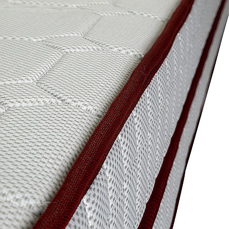 Saltea ortopedica cu arcuri, Roza Super Lux Ortopedic 125x190x25cm, fermitate mediu spre tare, plasa de arcuri Bonell,reversibila, banda de aerisire spaceair, greutate maxima sustinuta 100 kg/utilizator, Salt Confort [2]