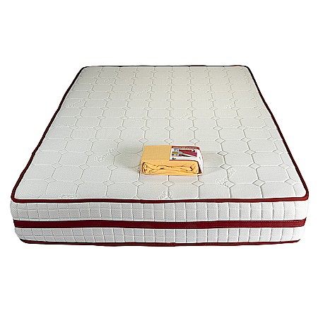 Saltele cu plasa de arcuri - Saltea ortopedica cu arcuri, Roza Super Lux Ortopedic 160x190x25cm, fermitate mediu spre tare, plasa de arcuri Bonell, fara vara-iarna, banda de aerisire spaceair, greutate maxima sustinuta 100 kg/utilizator, Salt Confort