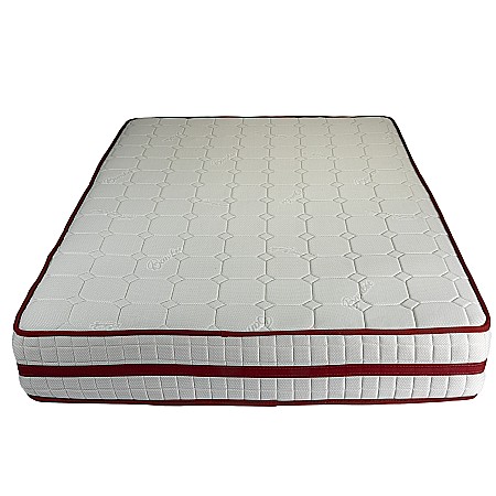 Saltea ortopedica cu arcuri, Roza Super Lux Ortopedic 90x200x25cm, fermitate mediu spre tare, plasa de arcuri Bonell, reversibila, banda de aerisire spaceair, greutate maxima sustinuta 100 kg/utilizator, Salt Confort [1]