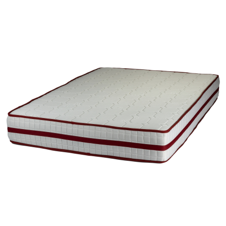 Saltele Superortopedice - Saltea ortopedica cu arcuri, Roza Super Lux Ortopedic 90x200x25cm, fermitate mediu spre tare, plasa de arcuri Bonell, reversibila, banda de aerisire spaceair, greutate maxima sustinuta 100 kg/utilizator, Salt Confort