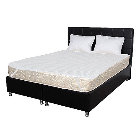 Seturi saltele - Saltea ortopedica cu arcuri, Super Ortopedica Sofia, 160x200x20cm, fermitate medie, plasa arcuri tip Bonell, fata vara-iarna, sistem aerisire cu butoni, Saltex plus 2 perne matlasate, 50x70cm si husa hipoalergenica, microfibra, lavabila la 95°C