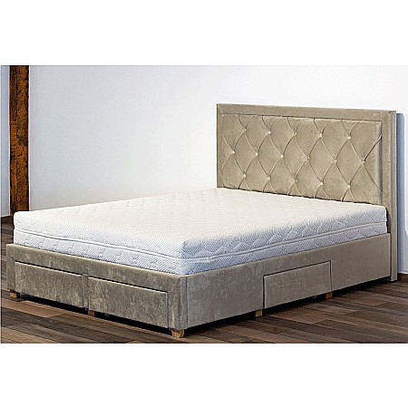 Saltea ortopedica, Jupiter Memory One 160x200x24cm, cu spuma poliuretanica, memory foam 4 cm, husa detasabila, tricot Silver Care, hipoalergenica, fermitate mediu spre tare, Saltsib [6]