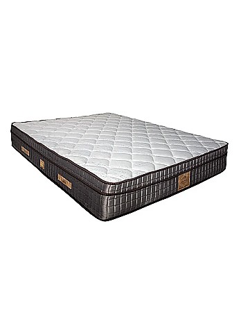 Saltele cu plasa de arcuri - Saltea ortopedica, Lux Memory Platinum, 140x200x30cm, fermitate tare, cu plasa de arcuri, memory foam 2,5 cm, husa matlasata, sistem de aerisire perimetral, greutate maxima sustinuta 120 kg/utilizator, Saltex
