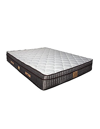 Saltele cu plasa de arcuri - Saltea ortopedica, Lux Memory Platinum, 180x200x30cm, fermitate tare, cu plasa de arcuri, memory foam 2,5 cm, husa matlasata, sistem de aerisire perimetral, greutate maxima sustinuta 120 kg/utilizator, Saltex