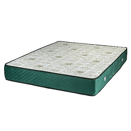 Saltele SaltConfort - Saltea ortopedica, Memory Foam Crin, 90x200x25cm, fermitate tare, cu spuma poliuretanica, memory foam 5 cm, sistem de aerisire perimetral, Salt Confort