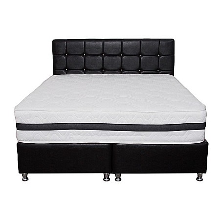 Saltea ortopedica, Memory Foam Dalia, 160x200x30cm, fermitate mediu spre tare, cu plasa de arcuri Bonell, memory foam 5 cm pe ambele parti, sistem de aerisire spaceair, Salt Confort [2]