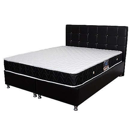Saltea ortopedica, Praga 120x200x22 cm, cu plasa de arcuri tip Bonell, box spring system, fermitate medie, sistem de aerisire perimetral, Saltsib [3]