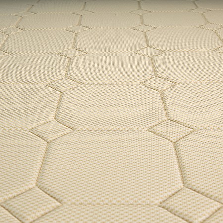 Saltea ortopedica, tip relaxa, Dafin Lux Ortopedic, 120x190x21cm, fermitate medie, cu plasa de arcuri tip Bonell, fata vara-iarna, sistem de aerisire cu butoni, Salt Confort [2]