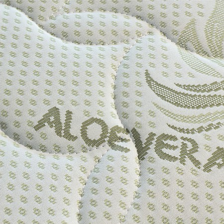 Saltea Superortopedica Optima Aloe Vera, cu plasa de arcuri, margine antilasare, sistem de aerisire 180x200x24 cm [8]