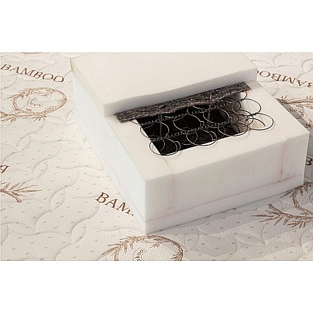 Saltea Superortopedica Optima Bamboo, cu plasa de arcuri, margine antilasare, sistem de aerisire 180x200x24 cm [12]