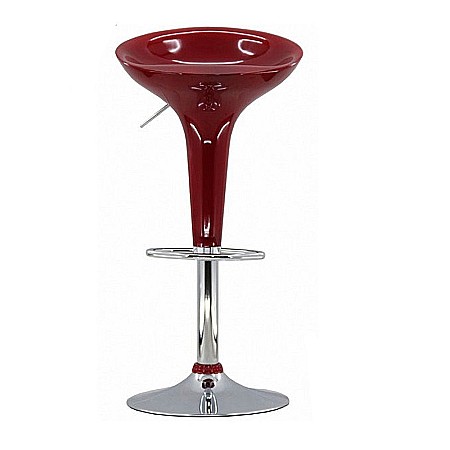 Scaun bar ABS 101, rotativ, cadru cromat, inaltime ajustabila, suport picioare, 100 kg [2]