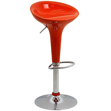 Scaune bar - Scaun bar ABS 101, rotativ, cadru cromat, inaltime ajustabila, suport picioare, 100 kg