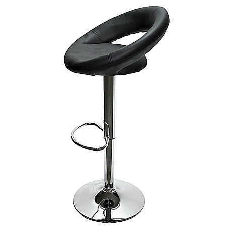 Scaune bar - Scaun bar cu spatar ABS 151, rotativ, cadru cromat, inaltime reglabila, suport picioare, 100 kg