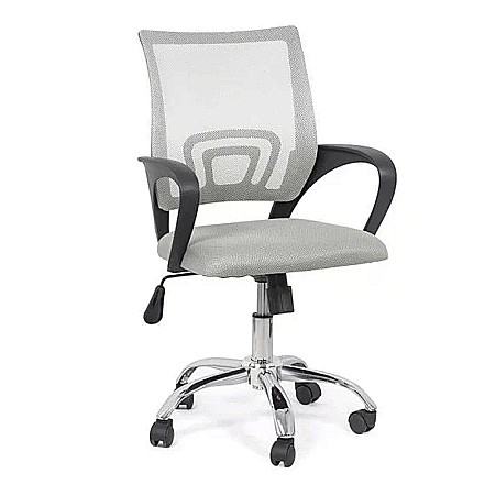 Scaun birou copii ergonomic OFF 619, mesh, baza cromata, inaltime reglabila, 80 kg [1]