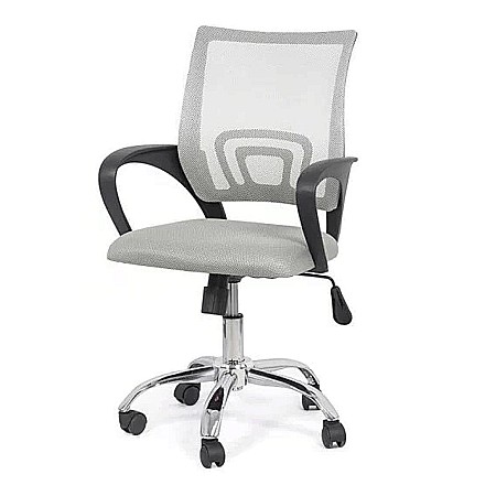 Scaun birou copii ergonomic OFF 619, mesh, baza cromata, inaltime reglabila, 80 kg [0]