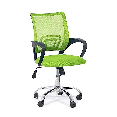 Scaune birou copii - Scaun birou copii ergonomic OFF 619, mesh, baza cromata, inaltime reglabila, 80 kg