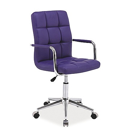 Scaun birou copii HM Gonzo 2, Ergonomic, Piele ecologica, Inaltime ajustabila, Mecanism balansare, 90 Kg, Mov