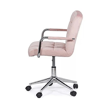 Scaun birou copii OFF 328V, ergonomic, catifea, inaltime reglabila, rotativ, 80 kg [2]