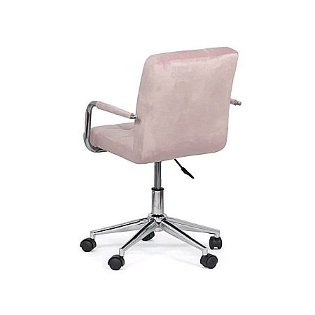 Scaun birou copii OFF 328V, ergonomic, catifea, inaltime reglabila, rotativ, 80 kg [1]