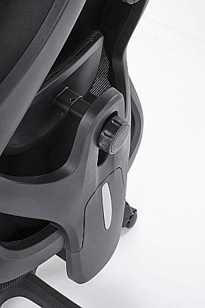 Scaun birou ergonomic HM Ramos, mesh, mecanism multiblock, baza polipropilena, suport lombar reglabil, cotiere ajustabile, 120 kg, negru [7]