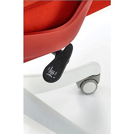 Scaun birou ergonomic HM Vesuvio 2, mesh, mecanism balans, baza polipropilena, suport lombar, tetiera reglabila, 120 kg, rosu scortisoara/gri/alb [6]