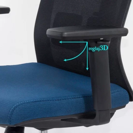 Scaun birou ergonomic multifunctional SYYT 9501, mesh, sezut reglabil, brate ajustabile 3D, 120 kg [6]