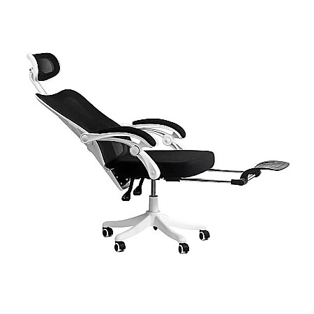 Scaun birou ergonomic OFF 428, mesh, suport lombar, tetiera, mecanism multiblock, suport picioare, 100 kg [5]