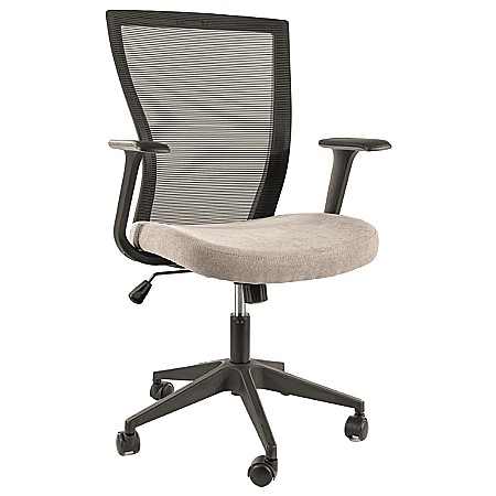Scaune ergonomice - Scaun birou ergonomic SL Q328, mesh, inaltime reglabila, roti pivotante, cadru polipropilena, 136 kg, negru/gri