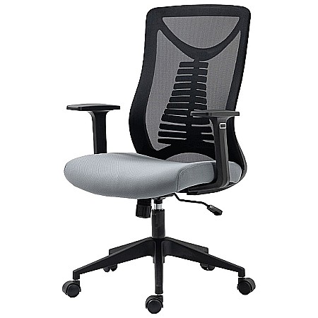 Scaune ergonomice - Scaun birou ergonomic SL Q330 Negru/Gri