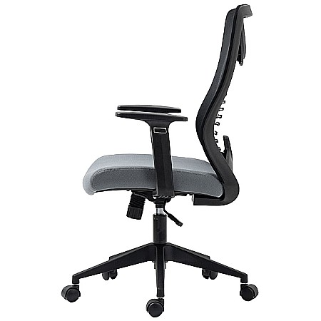 Scaun birou ergonomic SL Q330 Negru/Gri [5]