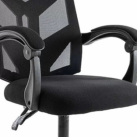Scaun birou mesh OFF434, ergonomic, rabatabil, cu tetiera, respirabil,100 kg [2]
